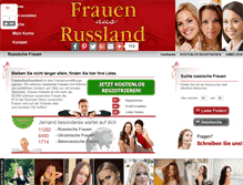 Tablet Screenshot of frauenausrussland.com
